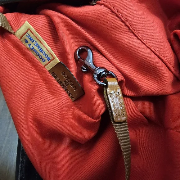 Dooney & Bourke Orange Lexington Tote - Picture 8 of 11